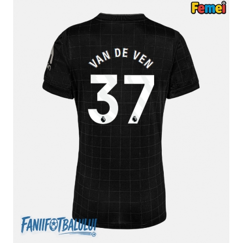 Tottenham Hotspur Micky van de Ven #37 Tricou Fotbal Replică 2025-26 Femei Deplasare Tottenham Hotspur Micky van de Ven #37 Tricou Fotbal Replică 2025-26 Femei Deplasare